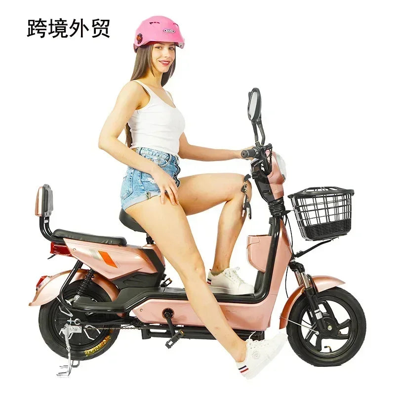 New Mobility Scooter Optional Remote Control Anti-theft Key Adult Two-wheeler Smart Electric Vehicle 350W12AH Electric Scooter