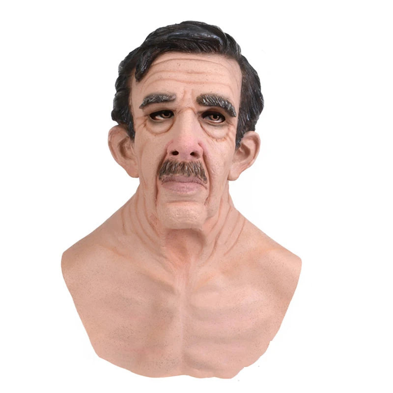 Halloween Latex Head Mask Joe Biden Novelty Old Man Cosplay Masquerade Costume Props