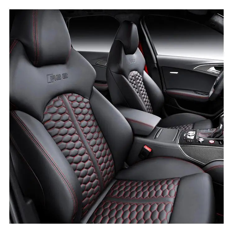 A3 A4 A5 A6 A7 A8 Q3 Q5 Q7 carbon fiber bucket seat For all Audi to RS Car accessories racing sports seats custom leather design