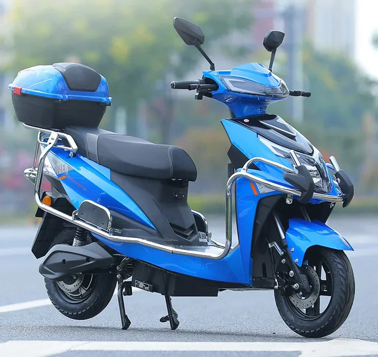 Electric Bike Motorcycle 1000W 60V Off-Road Motorcycle Scooter Electric Moped with Pedal