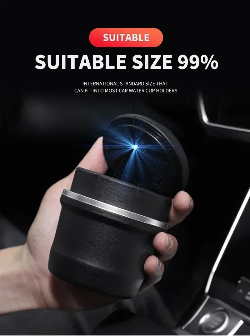 Portable Auto Car LED Cigarette Smoke Ashtray Holder For Lada VESTA Niva Kalina Priora Granta Largus Samara 2110 Tavria Estate