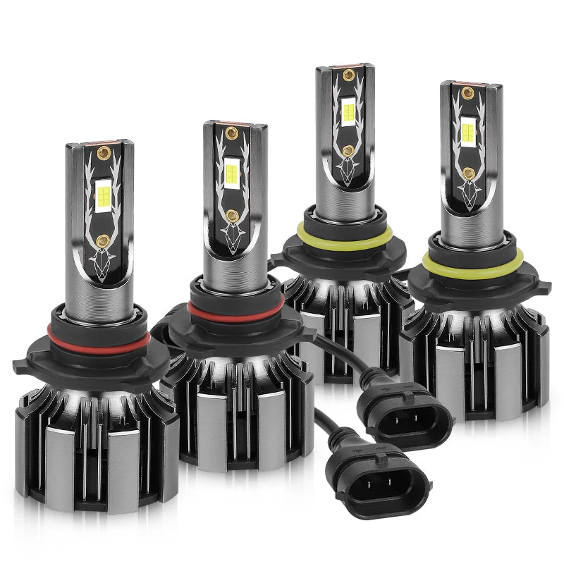 H4 H7 LED Headlight Bulb H11 9005 HB3 9006 HB4 Auto Headlamp 120W 25000LM Super Bright CSP Driving Headlamp Bulb Turbo Fog Lamp